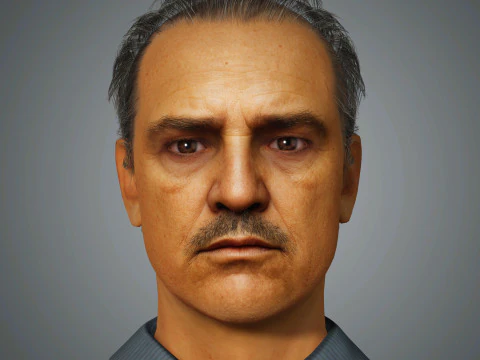 Personnage de Marlon Brando Modèle 3D