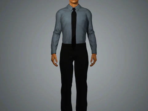 Marlon Brando Character 3D Model