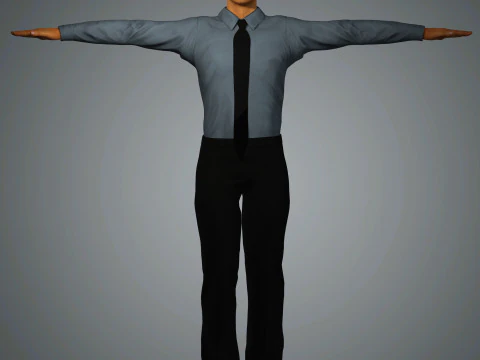 Marlon Brando Character 3D Model