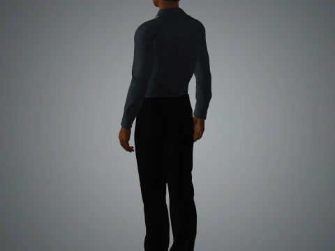 Marlon Brando Character 3D Model