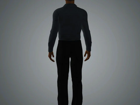 Marlon Brando Character 3D Model