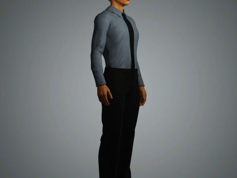 Marlon Brando Character 3D Model