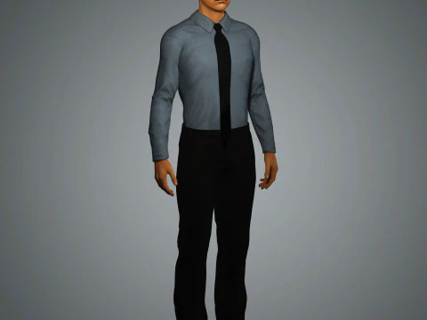 Marlon Brando Character 3D Model