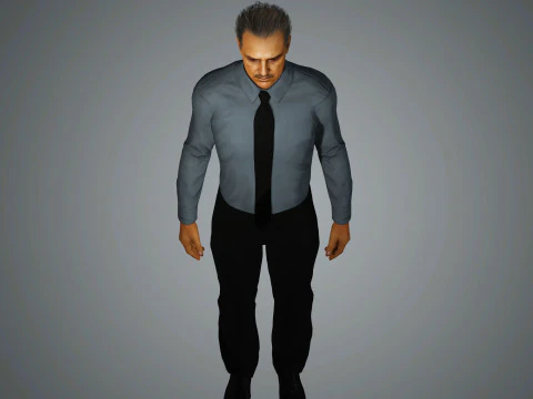 Marlon Brando Character 3D Model