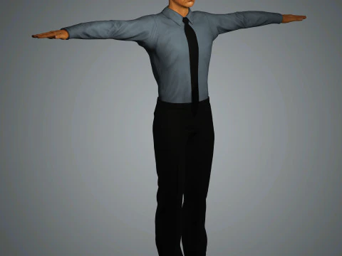 Marlon Brando Character 3D Model