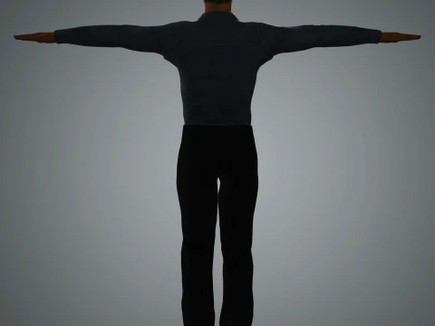 Marlon Brando Character 3D Model