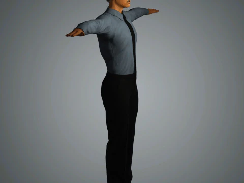 Marlon Brando Character 3D Model
