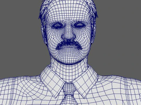 Marlon Brando Character 3D Model