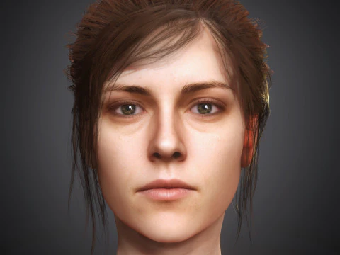 Персонаж Крістен Стюарт 3D Модель