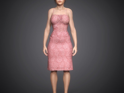 Kristen Stewart'ın Karakteri 3D Model