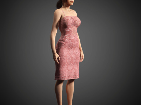 Kristen Stewart'ın Karakteri 3D Model