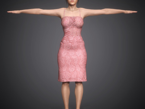 Kristen Stewart'ın Karakteri 3D Model