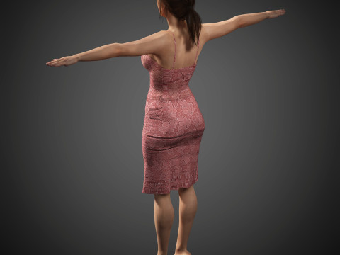 Kristen Stewart'ın Karakteri 3D Model