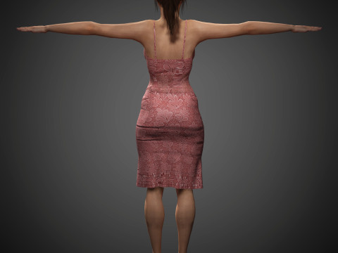 Kristen Stewart'ın Karakteri 3D Model