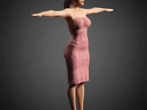 Kristen Stewart Character 3D Model