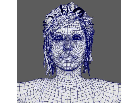 Kristen Stewart'ın Karakteri 3D Model