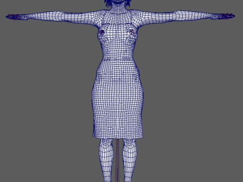 Kristen Stewart'ın Karakteri 3D Model