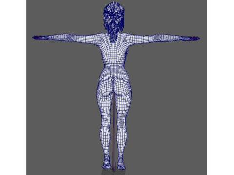 Kristen Stewart'ın Karakteri 3D Model