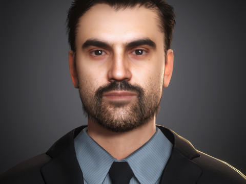 Personaje de Zohran Kwame Mamdani Modelo 3D