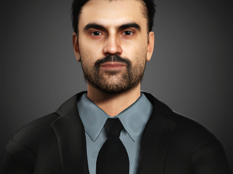 Zohran Kwame Mamdani Character 3D Model