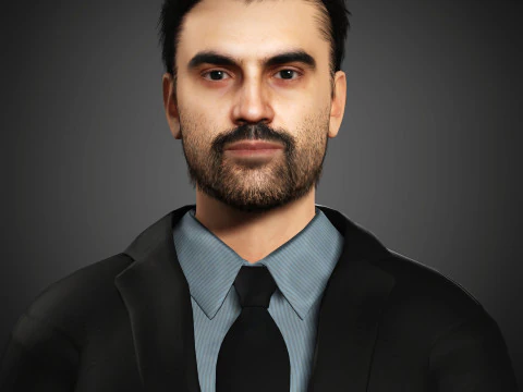 Zohran Kwame Mamdani Character 3D Model