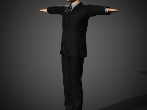 Zohran Kwame Mamdani Character 3D Model