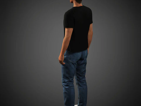 Roger Federer Character 3D Model
