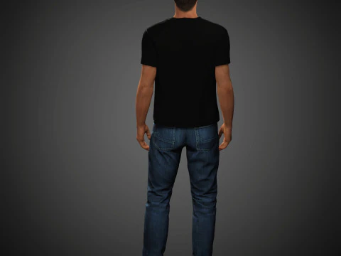 Roger Federer Character 3D Model
