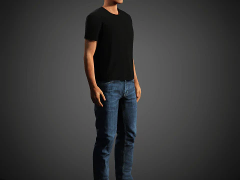 Roger Federer Character 3D Model
