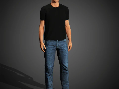 Roger Federer Character 3D Model