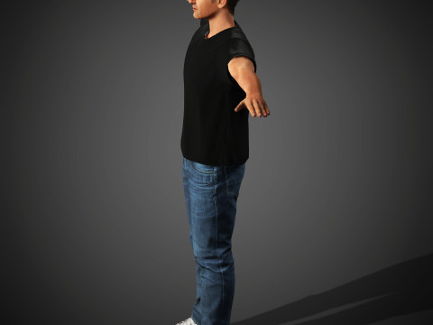 Personnage de Roger Federer Modèle 3D