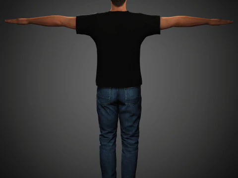 Roger Federer Character 3D Model
