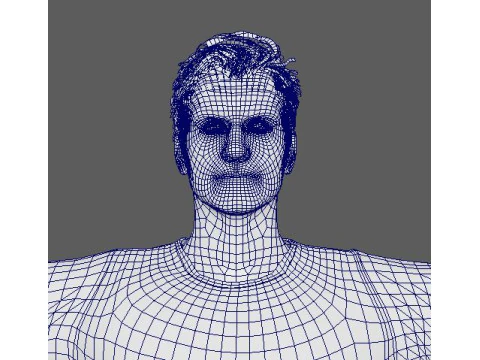 Roger Federer Character 3D Model