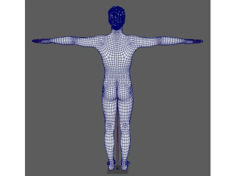Roger Federer Character 3D Model