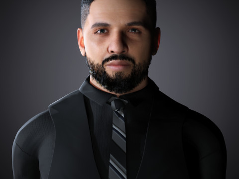 ドレイクのキャラクター 3Dモデル