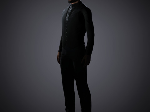 ドレイクのキャラクター 3Dモデル