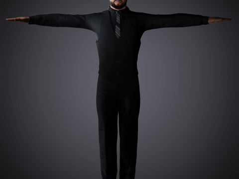 ドレイクのキャラクター 3Dモデル