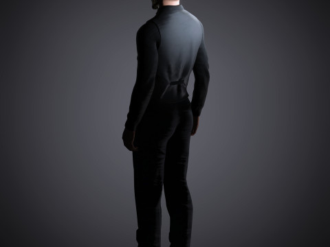 ドレイクのキャラクター 3Dモデル