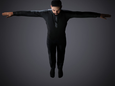 ドレイクのキャラクター 3Dモデル