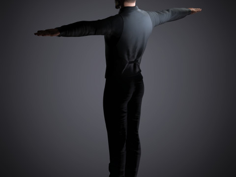 ドレイクのキャラクター 3Dモデル