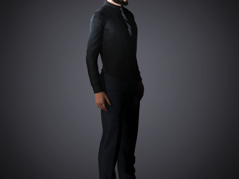 ドレイクのキャラクター 3Dモデル