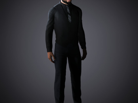 ドレイクのキャラクター 3Dモデル