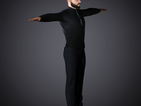 ドレイクのキャラクター 3Dモデル