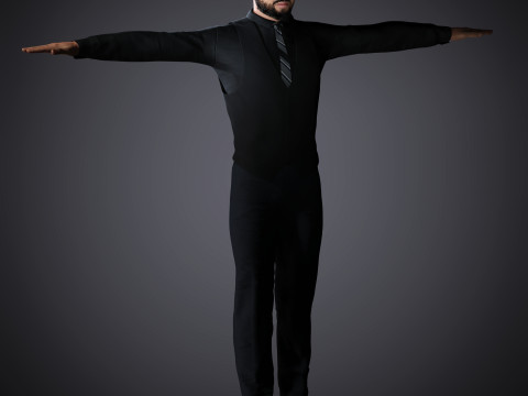 ドレイクのキャラクター 3Dモデル