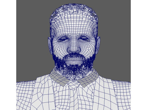 ドレイクのキャラクター 3Dモデル