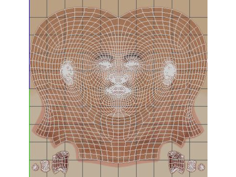 ドレイクのキャラクター 3Dモデル