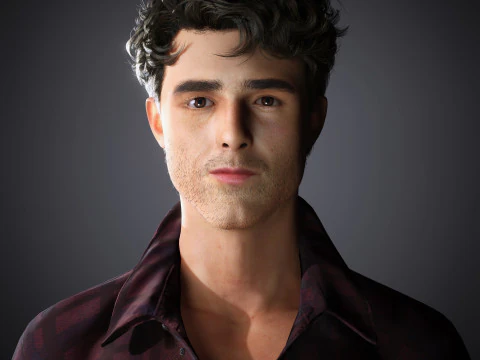 Jacob Elordi Character 3D Model