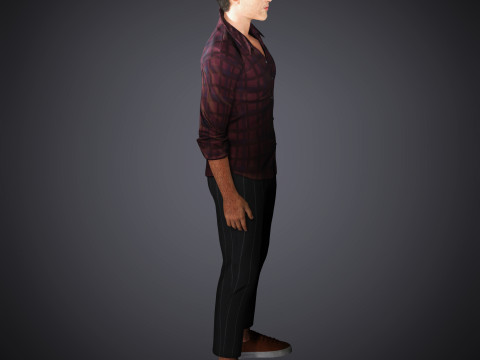 Джейкоб Елорді Персонаж 3D Модель