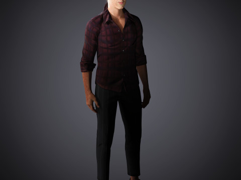 Джейкоб Елорді Персонаж 3D Модель