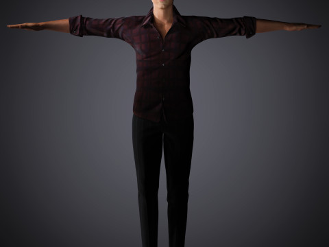 Джейкоб Елорді Персонаж 3D Модель